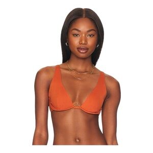 L*Space Fused Alana Top In Amber NWT